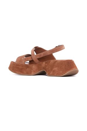 Brown suede leather sandals VIC MATIE' | 1G3260DE02X050316